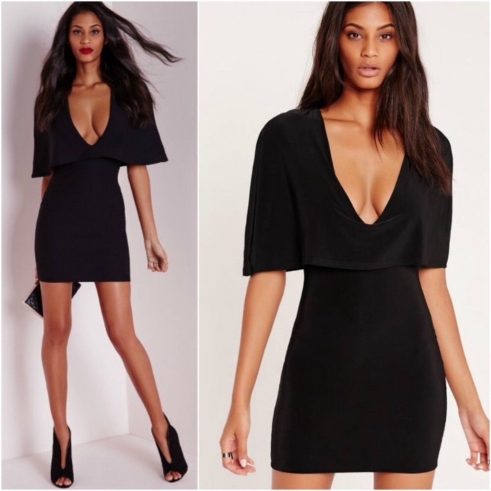 ☀️ Missguided black mini dress